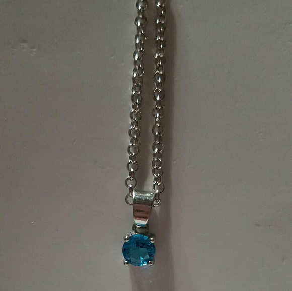 Blue stone Effy Necklace - Picture 2 of 3