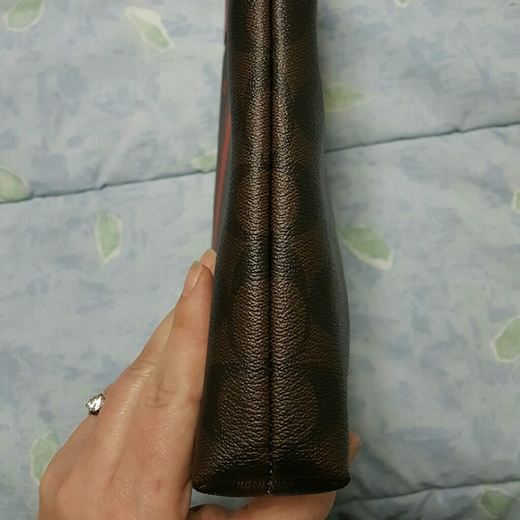 NWT Coach Varsity stripe file bag crossbody - Picture 3 of 8