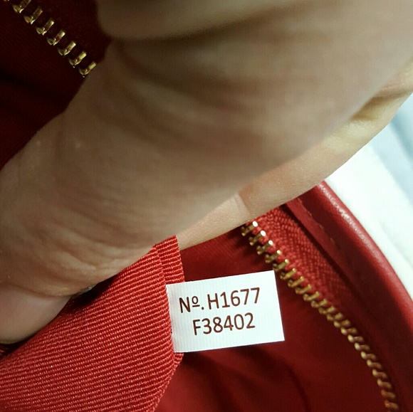 NWT Coach Varsity stripe file bag crossbody - Picture 5 of 8