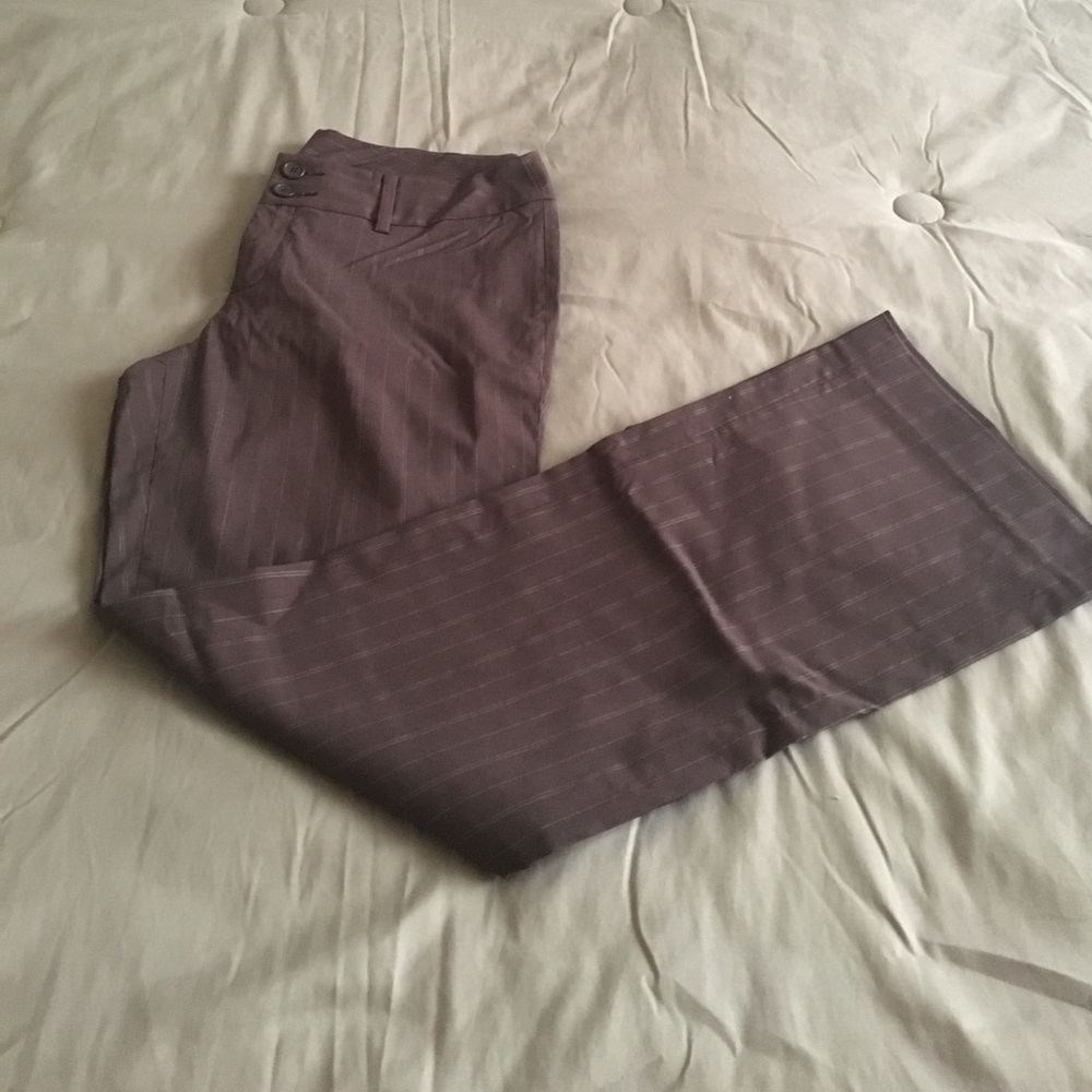 Brown ESPRIT pin striped pants