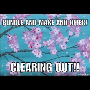 Clearing out!