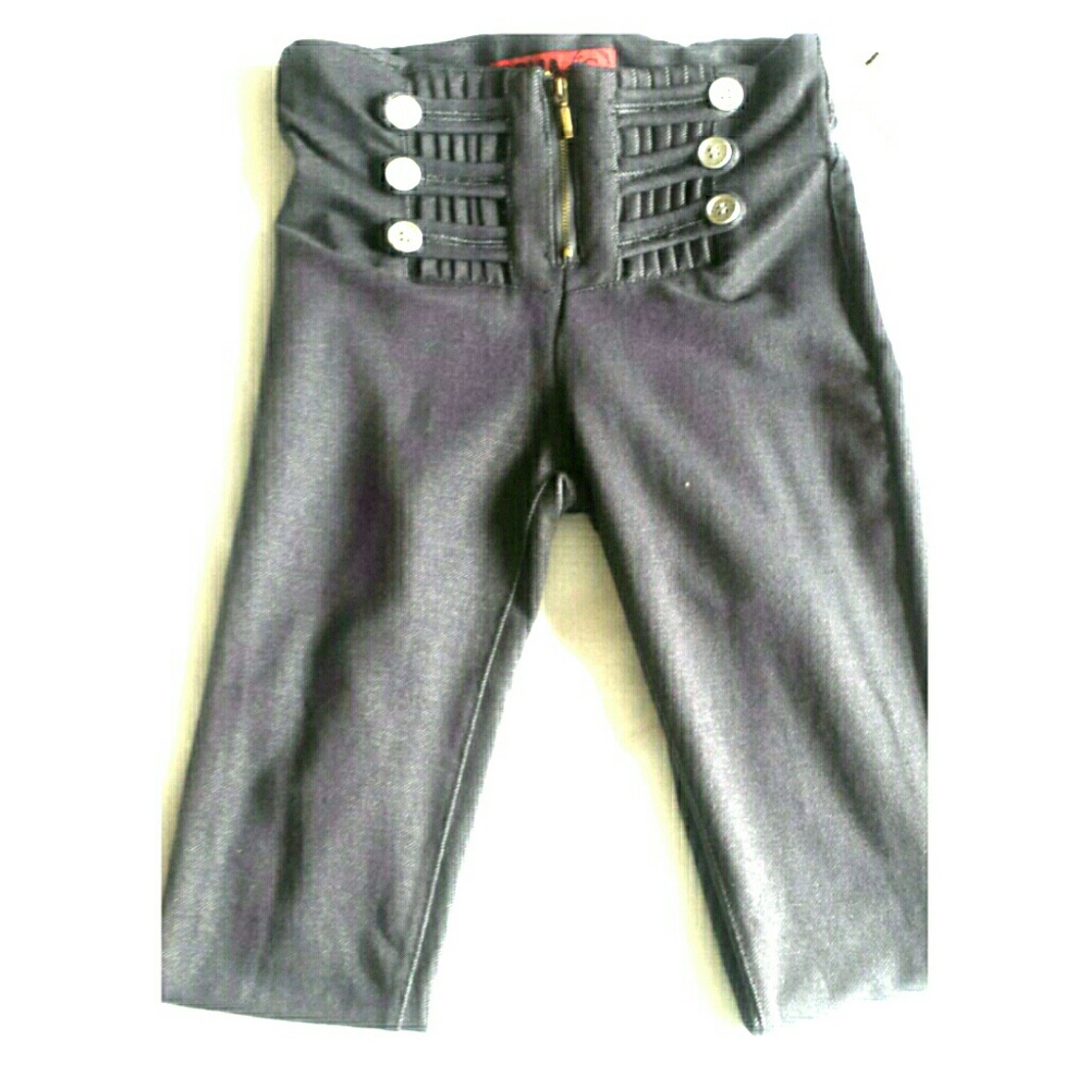 Grey high waisted leggings