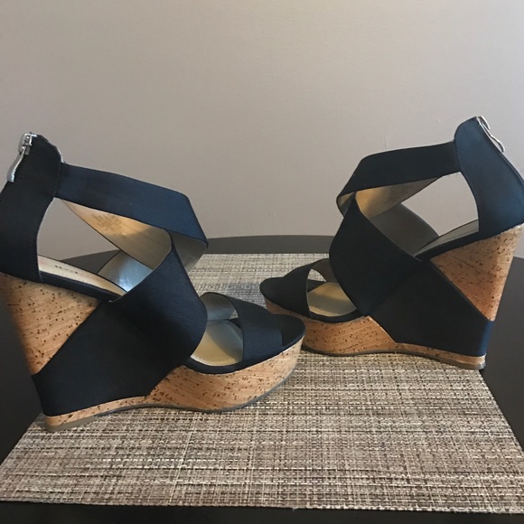 JustFab Shoes - Just Fab black wedges
