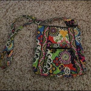 Vera Bradley Rio pattern hipster purse