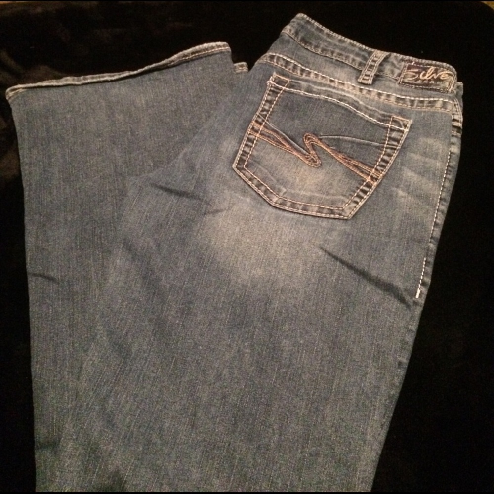 Silver Jeans Size 36x33 EUC