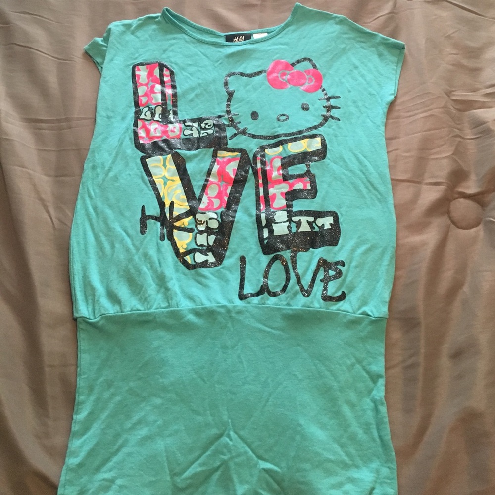 💜SUMMER SALE💜 Hello Kitty love top