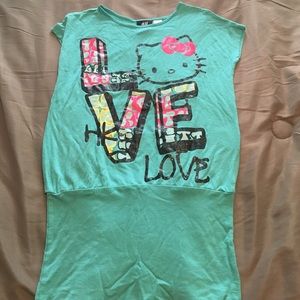 💜SUMMER SALE💜 Hello Kitty love top