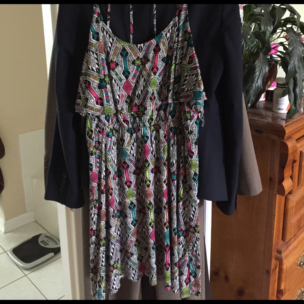 Multi colored cute dress