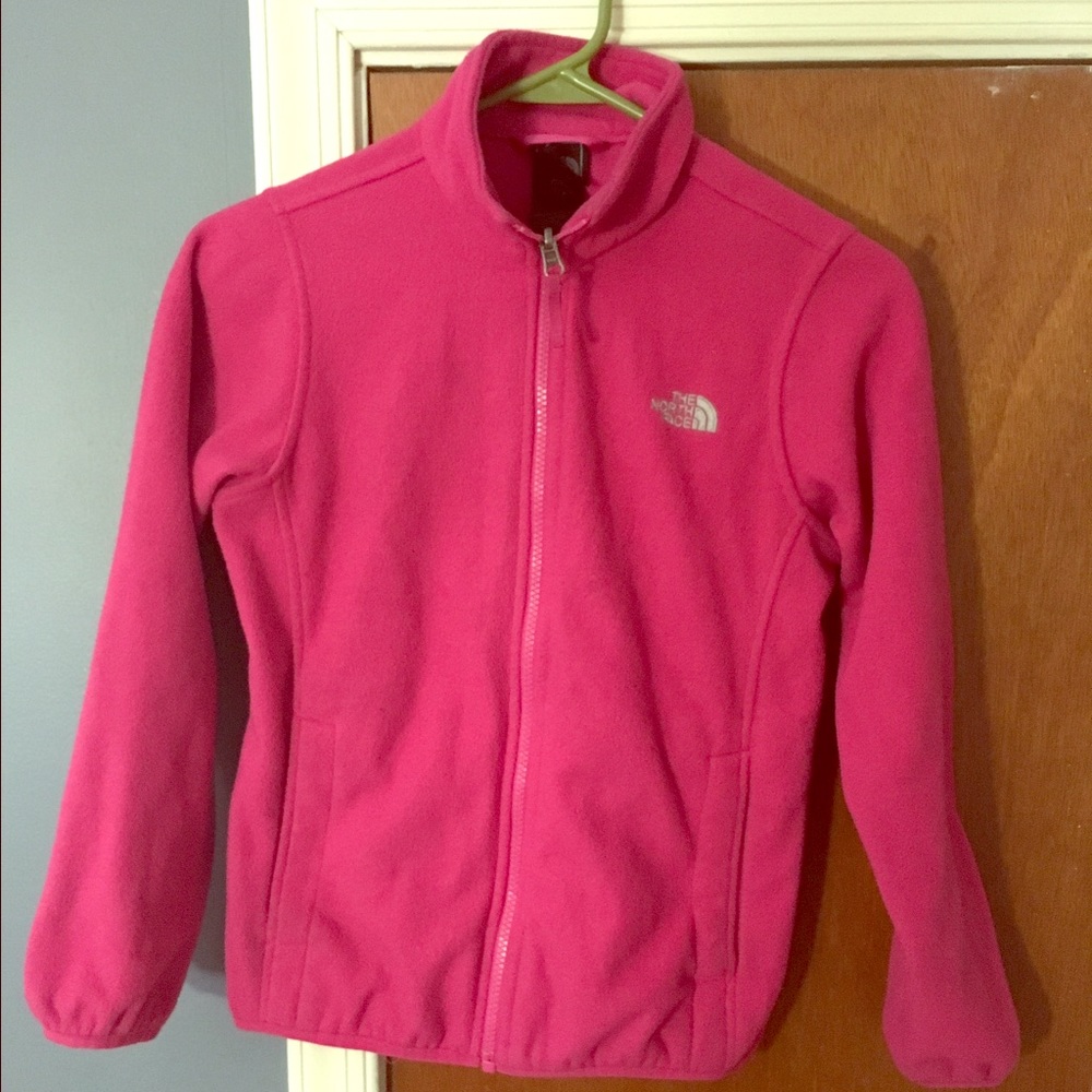 Girls Medium North Face fleece jacket