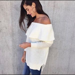 FINAL MARKDOWNS 💥 Off the Shoulder Ruffle Sweater