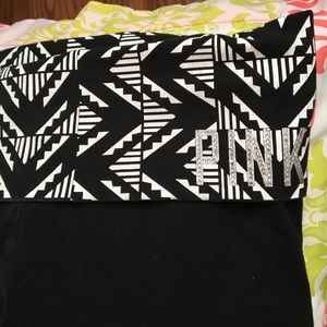 Pink cropped leggings