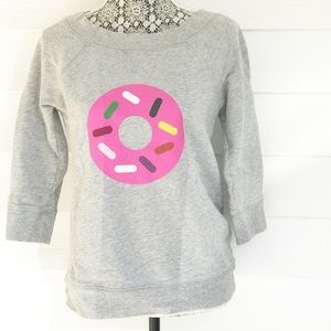 Kate Spade x Darcel donut sweatshirt
