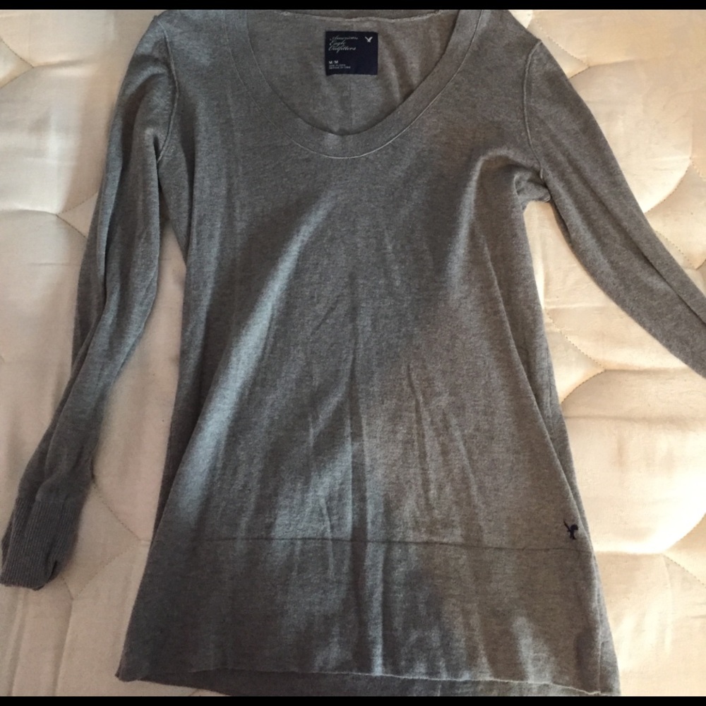 Casual grey sweater