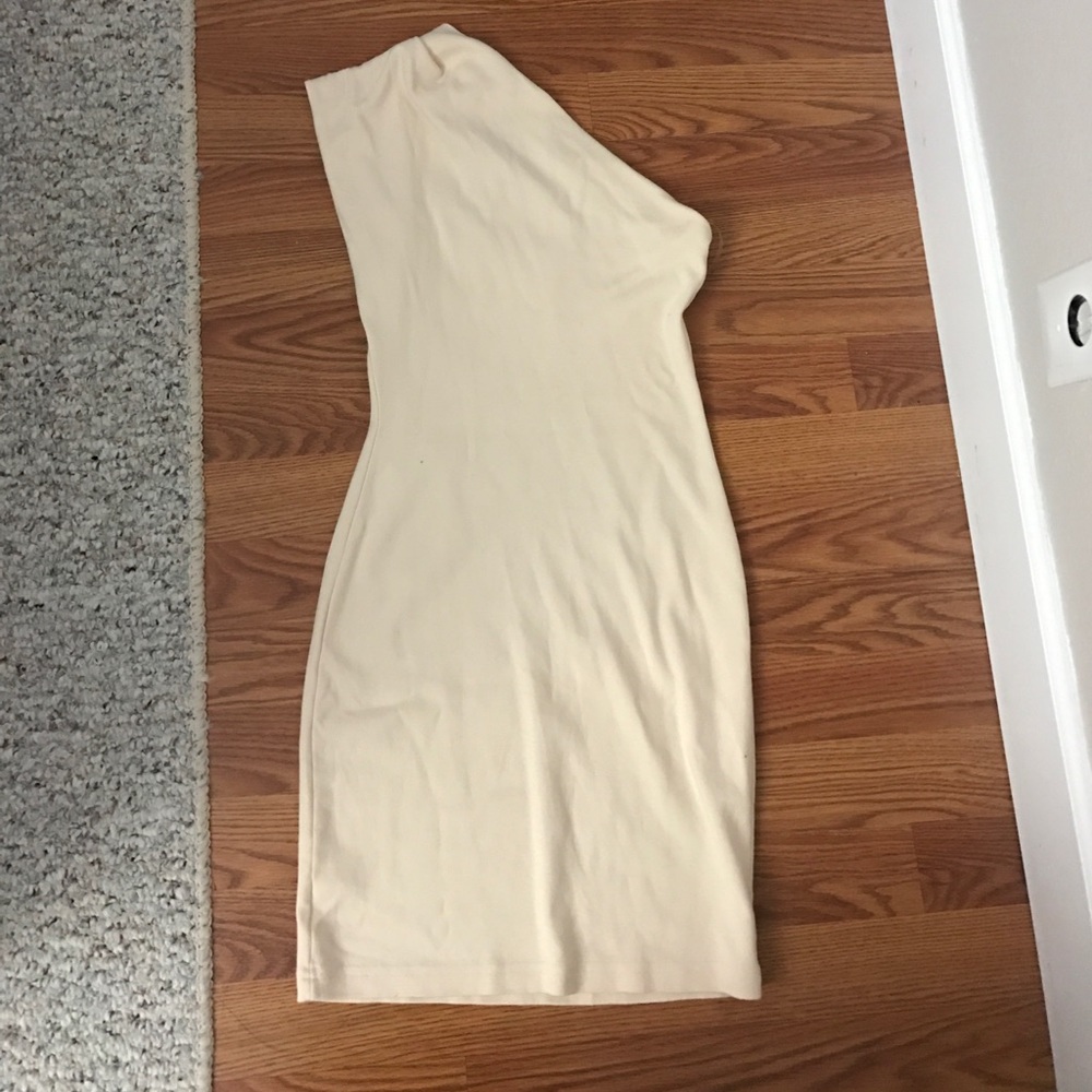 American Apparel one shoulder mini dress