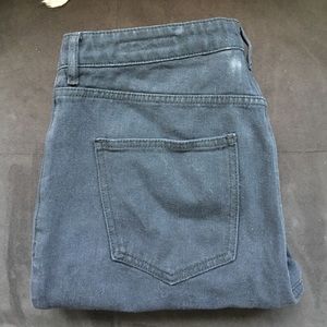 Black denim, size 26 Mom jeans from PacSun!