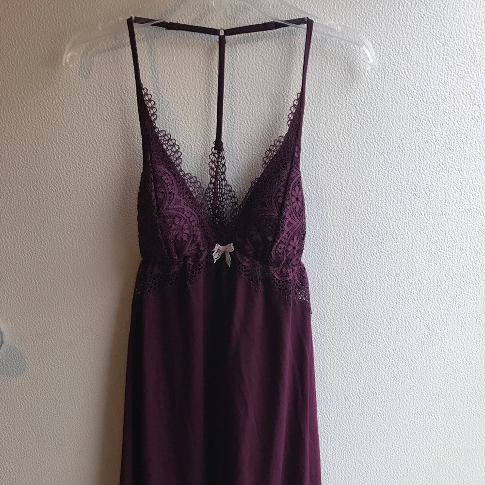 Victoria's Secret Purple silk night gown