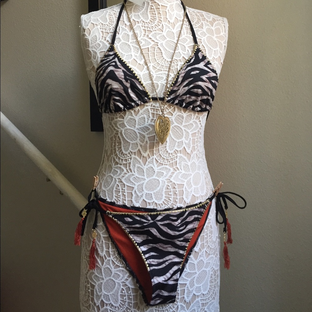 Animal print bikini