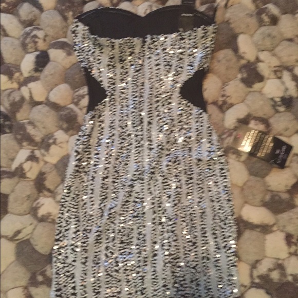 Bebe Sequin Dress - Picture 2 of 4