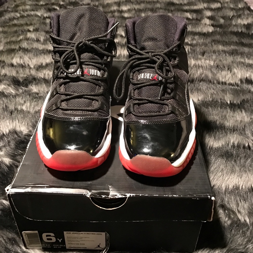 Authentic Air Jordan Retro 11's. Size 6 youth.