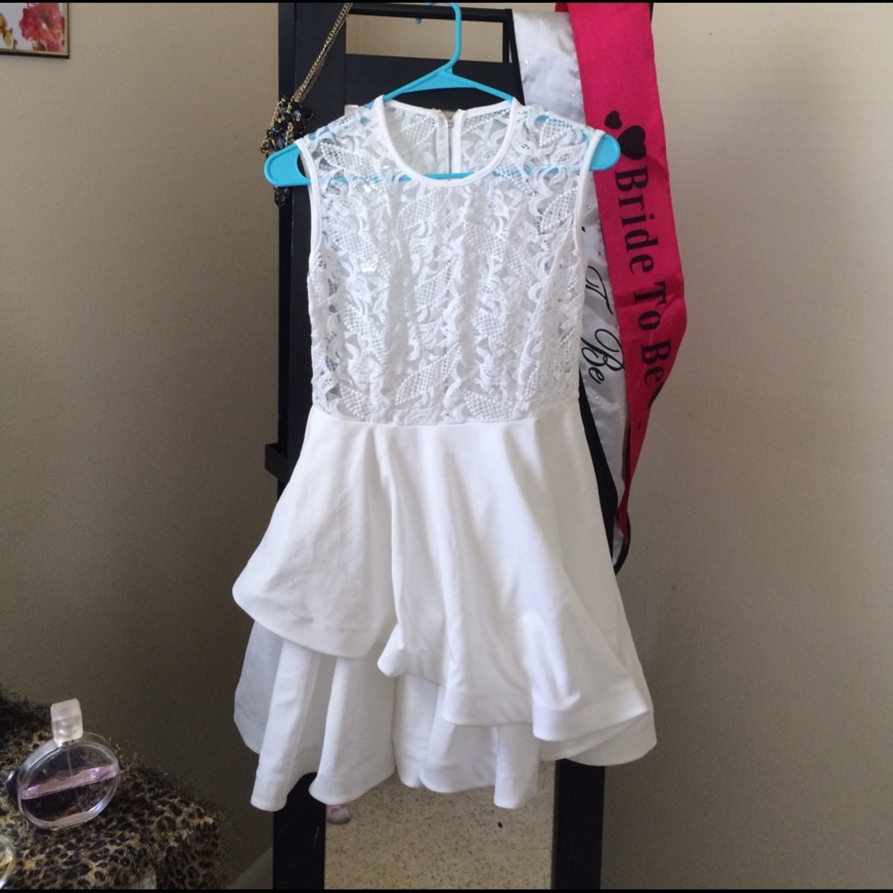 White short dress