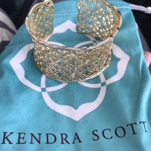 Kendra Scott Gold Filigree Cuff