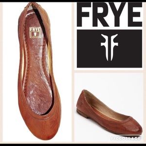 Frye Carson Ballet flats Cognac size 8