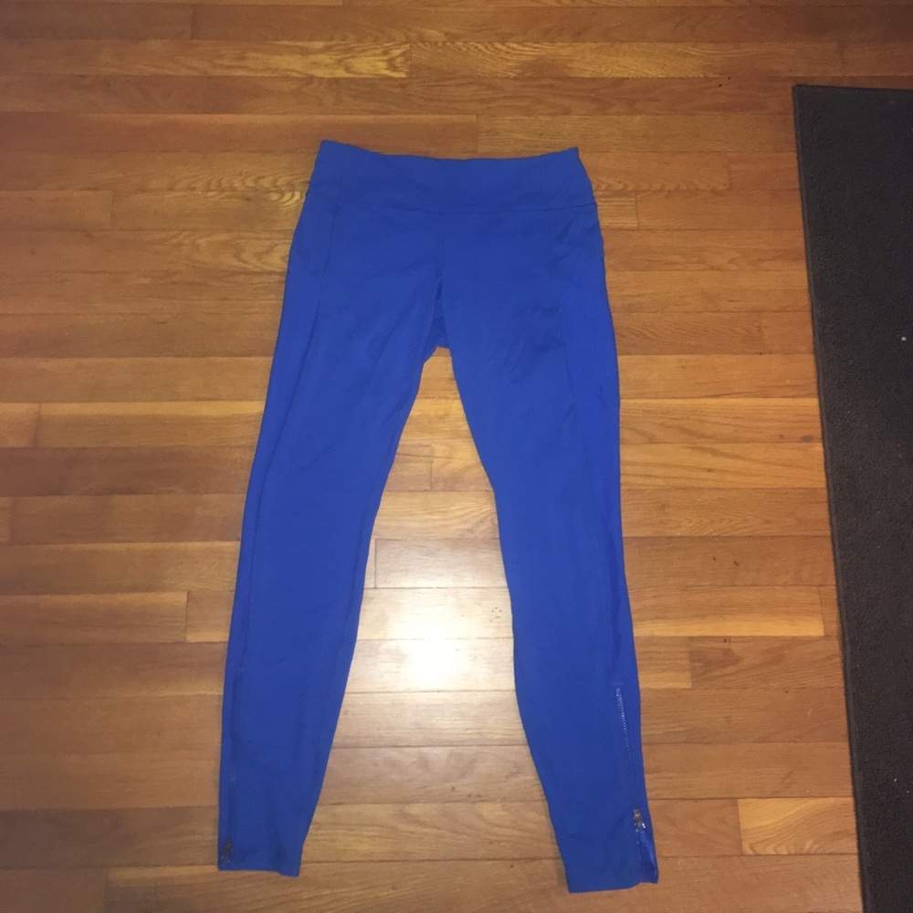 Blue lululemon full length leggings