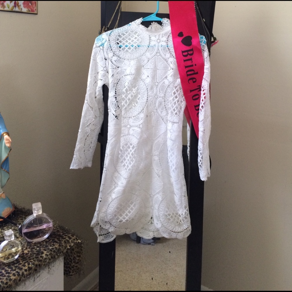 White short dress