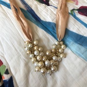 Pearl statement necklace