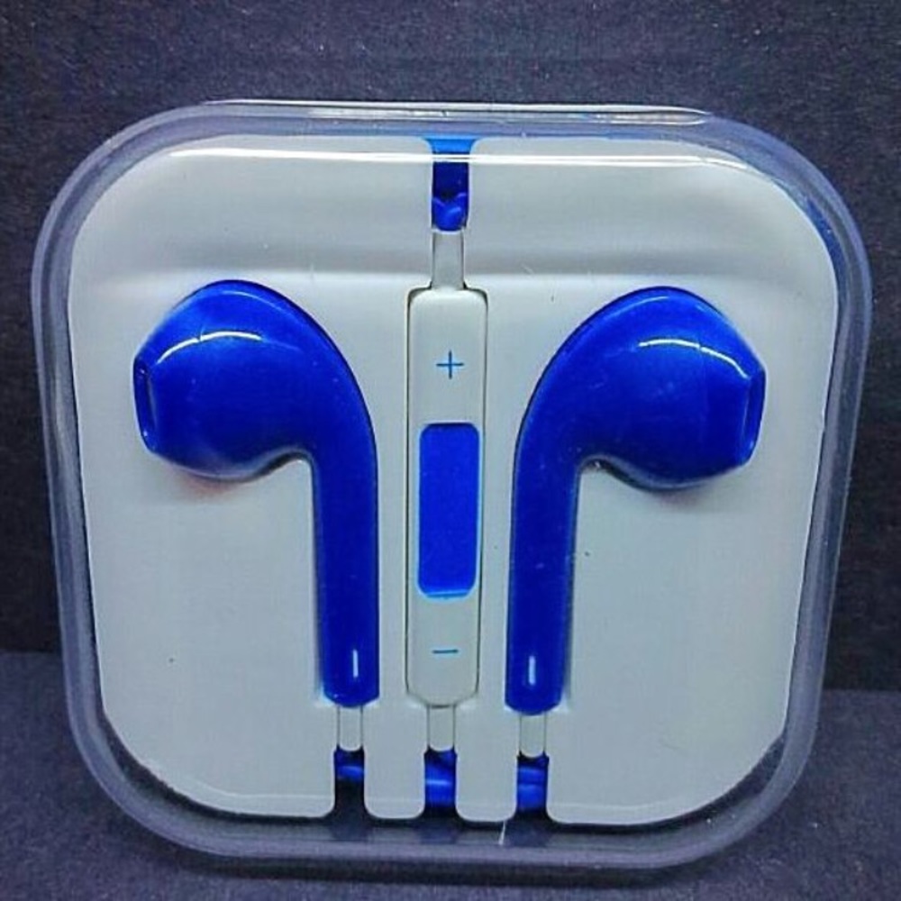 Blue Ear Buds