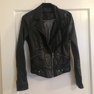 Zara faux leather jacket