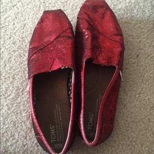 Sparkly Red Toms