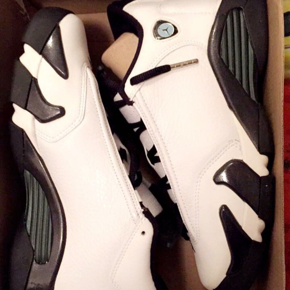 Jordan retro 14s; worn once. With original box.