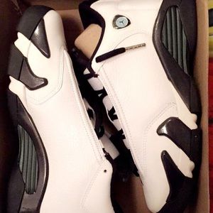 Jordan retro 14s; worn once. With original box.