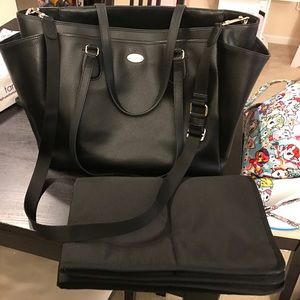 VGUC Coach Leather Multifunction Tote Diaper Bag