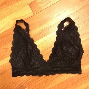 never worn super soft black bralette