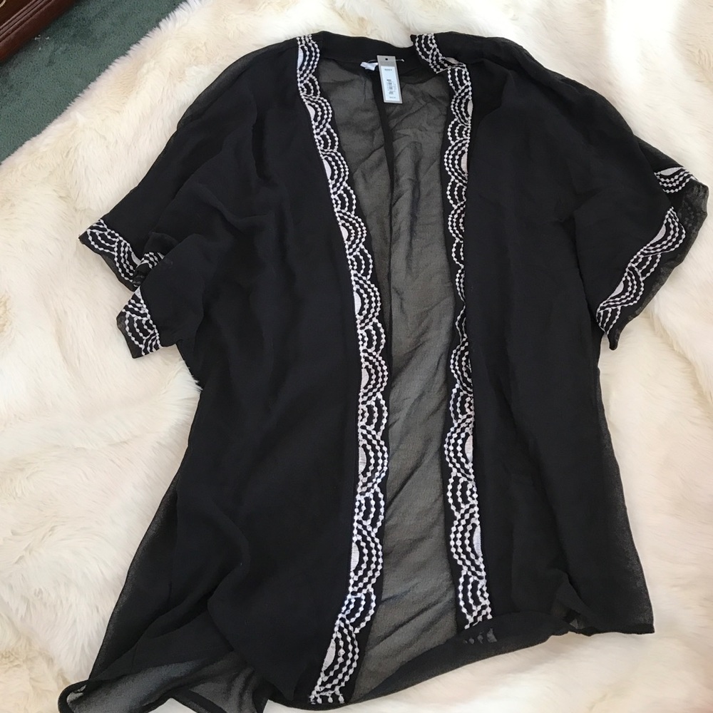 NWT Women's Sheer Kimono Cardigan