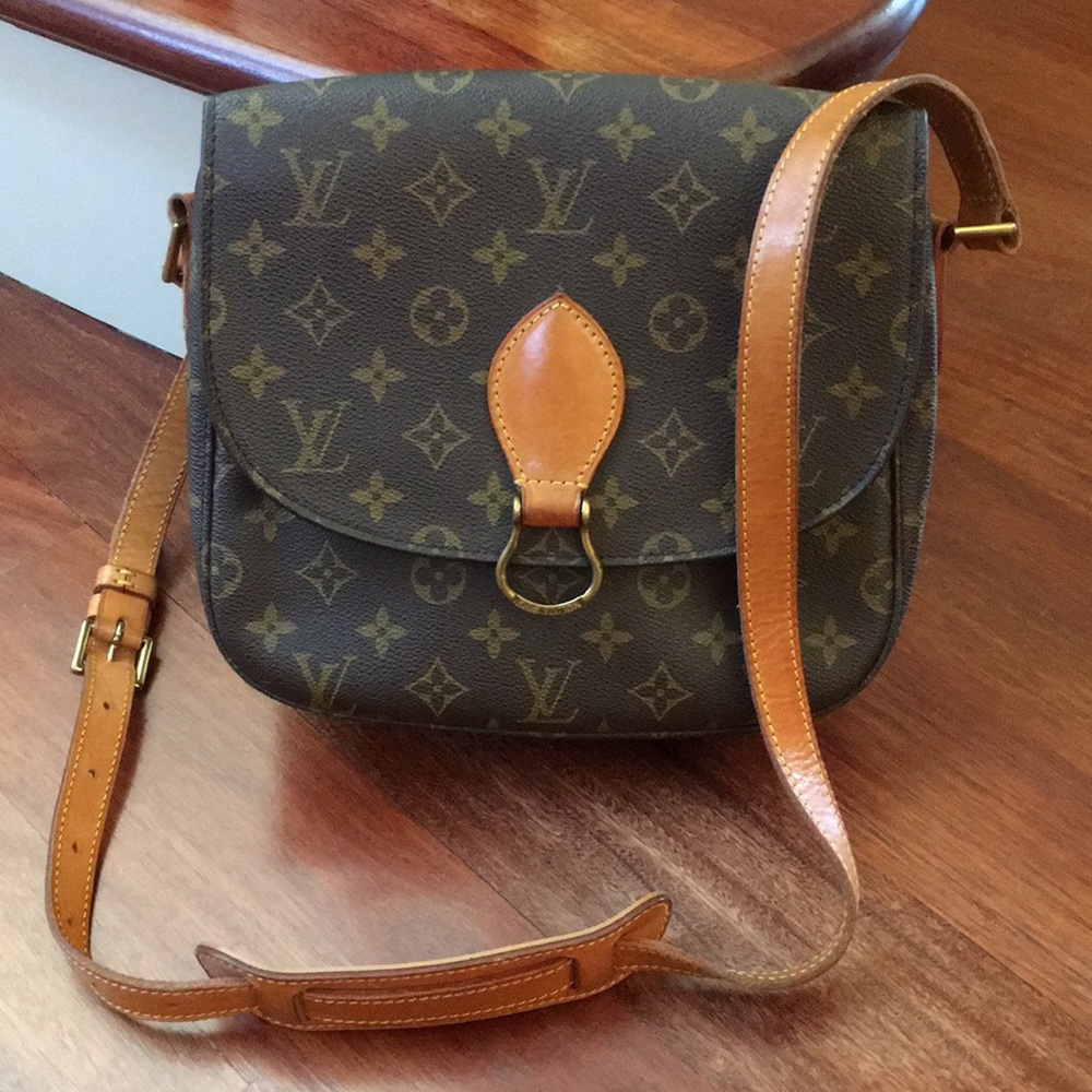 Vintage Louis Vuitton "Saint Cloud" Saddle Bag