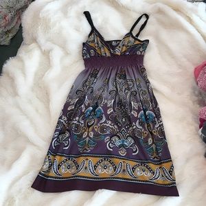 Women's Paisley Evening Dress