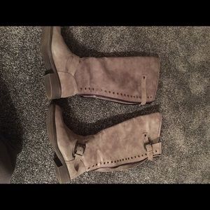 Tall grey boots size 9