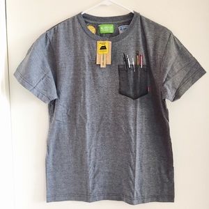 Pens in Pocket Graphic T-Shirt