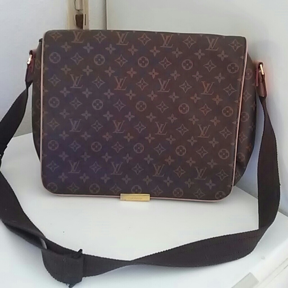 Louis Vuiton inspired messenger bag