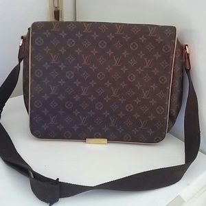 Louis Vuiton inspired messenger bag