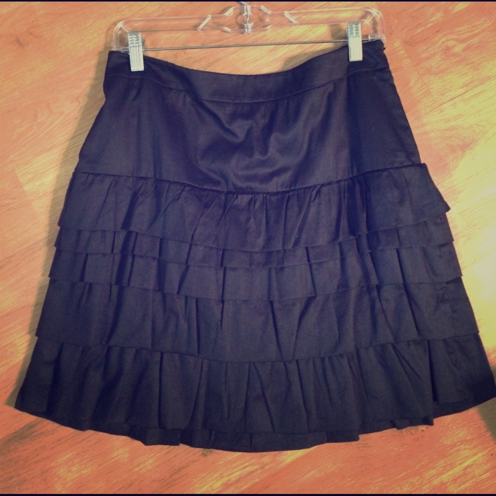 NWOT Old Navy Black Skirt with Ruffles