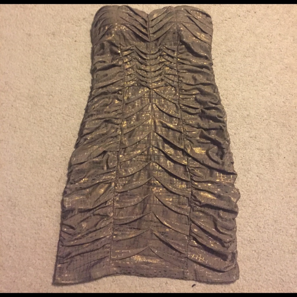 Strapless homecoming dress