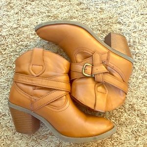 Chunky Leather Boots