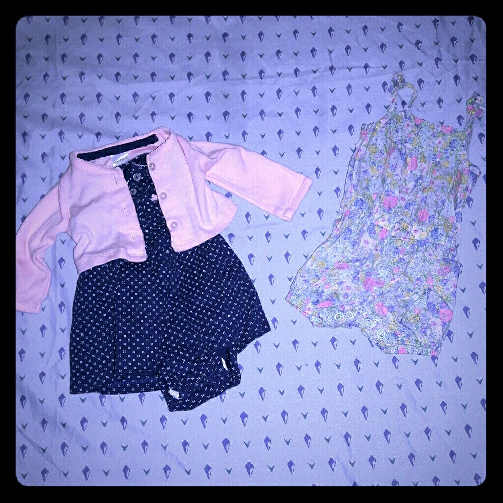 Dress and romper