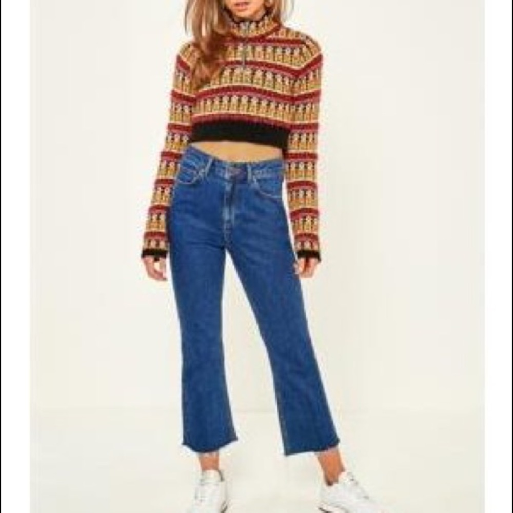 UO Cropped Denim Jeans