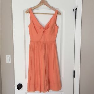 J crew dress size 2p Salmon color