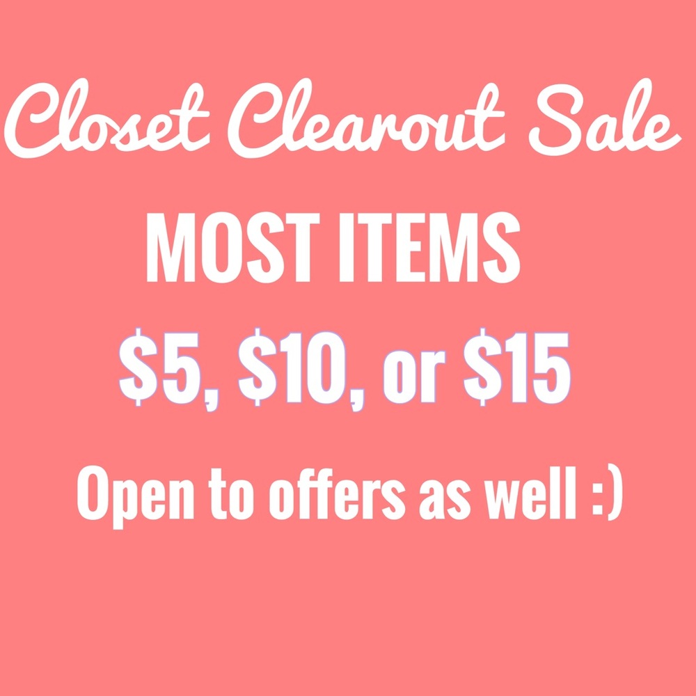 Closet Clearout!